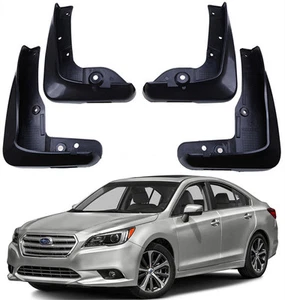 Genuine Front & Rear Splash Guards Mud Flaps FOR 2015-2018 Subaru Legacy Sedan - Picture 1 of 10