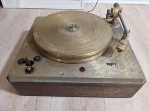MUST GO: Empire 398 Belt-Drive Precision Turntable on Original Plinth - Works - Picture 1 of 23