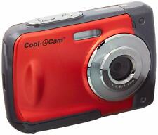 iON Cool-iCam 8MP Waterproof Digital Camera 4x Digital Zoom and 2.4-inch LCD Red