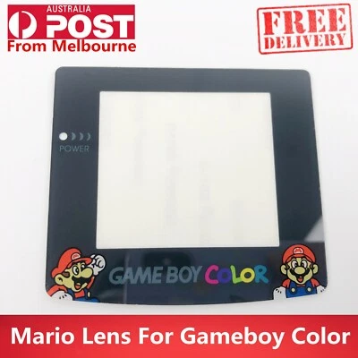 Nintendo GameBoy Color GBC Screen Lens (Mario )Buy Now Get extra protective film - Image 1 of 4