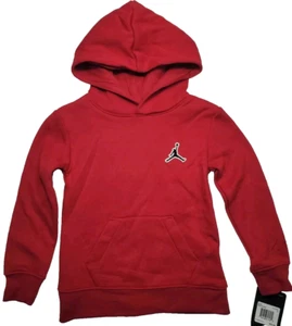 Nike Jordan Jumpman Fleece Hoodie Sweatshirt Red Boy's Sz 4 FREE SHIP $42 - Picture 1 of 7