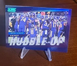 2022 Score Huddle Up Minnesota Vikings Artists Proof /35 🔥  - Bild 1 von 2