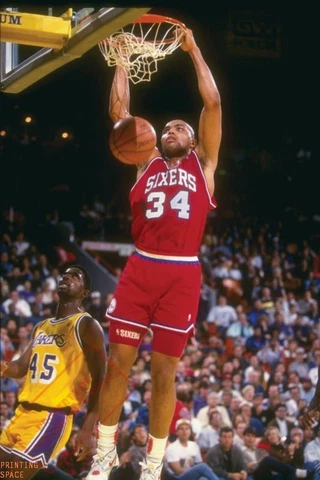CHARLES BARKLEY Poster Print 2 feet x 3 feet B NBA BASKETBALL POSTER Cover