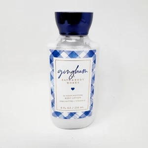 Bath and Body works  GINGHAM Body LOTION with Shea Butter Vit E 8 oz NEW - Picture 1 of 3