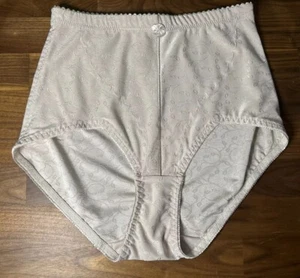 Vtg DELTA BURKE Sz 8 XL Panties Shiny  Smoothing SHAPER Second Skin Nylon Bow - Picture 1 of 5