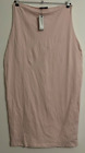 Boohoo Womens Blush Plus Recycled Bandeau Dress Size 18