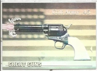 1993 Performance Years Great Guns Collector Cards Hologram Colt Army Revolver - Image 1 of 2