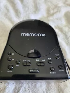 Vintage 90s Memorex CD Player Alarm Clock AM/FM Radio MC318B Tested Works Well - Picture 1 of 3