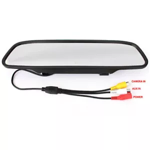 US 4.3inch 170° Rearview Mirror Car Mirror Monitor Backup Camera System 12V - Picture 1 of 7