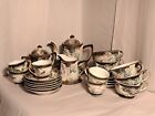 26 Pieces Vintage Nippon Dragonware Moriage Porcelain Tea Set