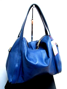  ITALIENISCHE PREMIUM WEICHE ECHT KALBSLEDER GROSSE SCHULTERTASCHE - MADE IN ITALY - Bild 1 von 16
