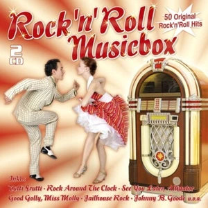ROCK'N'ROLL MUSICBOX - 50 ORIGINAL HITS - CHUCK BERRY/ELVIS PRESLEY/+ 2 CD NEW - Picture 1 of 1