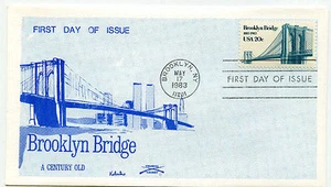 2041 Brooklyn Bridge, Colonial, FDC - Picture 1 of 1