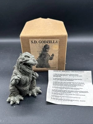 Vintage Rare S.D. Godzilla Garage Resin Model Kit With Box & Instructions RARE - Image 1 of 4