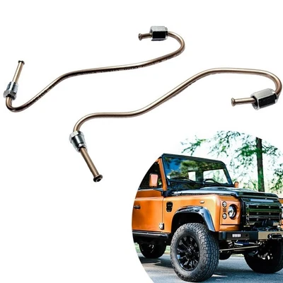 Pair of Front Brake Pipes for Land Rover Defender 90 200 and 300 TDIi 1991 1997 - Image 1 of 4