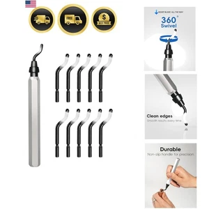 Deburring Tool with 11 HSS Blades for 3D Printing Metal Plastic Resin HVAC - Picture 1 of 9
