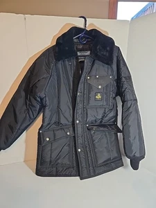RefrigiWear Mens M Insulated Iron-Tuff Workwear Jacket Coat Fleece Collar - Picture 1 of 11