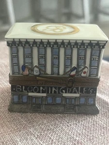 *RARO* Caja de baratijas vintage 1998 Limoges Francia Bloomingdale’s impecable - Imagen 1 de 7