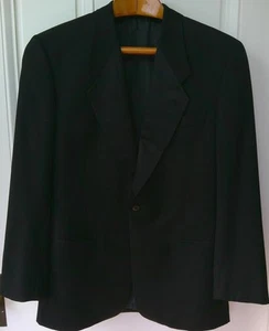 Giorgio Armani Le Collezioni Black Sports Coat Blazer Size 39R - Picture 1 of 6