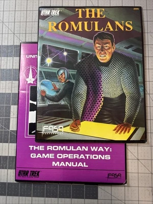 The Romulans & Romulan Way: Game Operations Manual Star Trek Lote RPG Fasa #2005 Foto 1 de 4