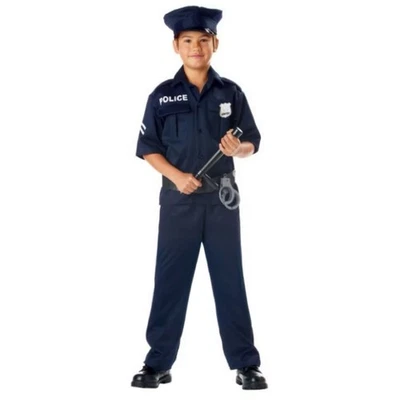 California Costumes Police Officer Cop-Child Costume Size Large 10-12 Costume - Image 1 of 4