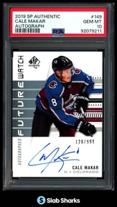 2019 SP AUTHENTIC #149 CALE MAKAR FUTURE WATCH AUTO ROOKIE RC /999 PSA 10 - Bild 1 von 4