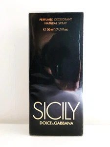 D&G SICILY PERFUME DEODORANT 50ML EUROITALIA NEW RARE - Picture 1 of 2