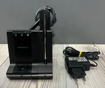 PLANTRONICS WO2A Bluetooth Stereo Headset DECT mit Dockingstation + Netzteil - Bild 1 von 4