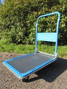 Silverline Robusto Camion/Carrello a Sacco Pieghevole Blu Porta 150 kg - Foto 1 di 19