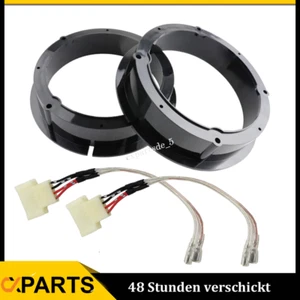 Anillos de altavoz + cable adaptador de altavoz para Skoda Fabia Citygo Roomster - Imagen 1 de 7