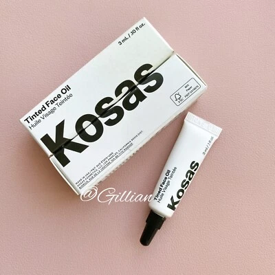 (2x) KOSAS Tinted Face Oil Tone 01 Light W/Cool Undertones TRAVEL MINI 3ml BNIB - Image 1 of 4