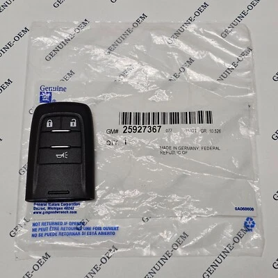 2011 SAAB 9-4X Transmitter Smart Key Keyless Remote Entry Fob 25927367 OEM - Image 1 of 2