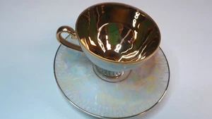 Vintage Japanese Original WDC Gilded Coffee Cup and Saucer Rare and beautiful. - Picture 1 of 7