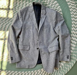 Men’s Banana Republic 2 Button Blazer 40S Gray Tailored Fit - Picture 1 of 7
