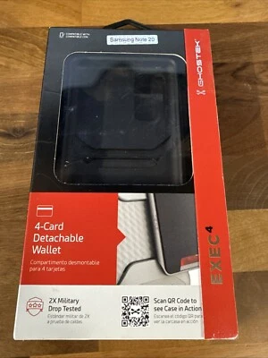 Samsung Note 20 Wallet Case With 4 Card Detachable Wallet Ghostek EXEC *READ* - Image 1 of 3