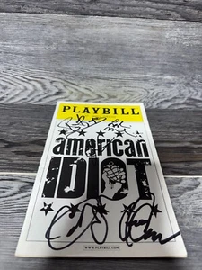DARSTELLER SIGNIERT AMERICAN IDIOT, SPIELZETTEL, ST. JAMES THEATRE, JULI 2010  - Bild 1 von 7
