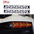 Car Rear Tail Light Cover Honeycomb Sticker Tail-Lamp Decal Accessories Black
