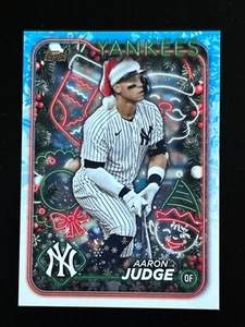 2024 Topps Holiday - AARON JUDGE #H99 - Holiday Variation - YANKEES MVP - Picture 1 of 2