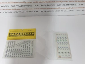 SARADECALS 2 pezzi art. T012 e art. 117 - H0 1:87 1/87 1-87 - Picture 1 of 5