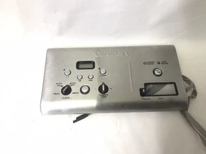Cuisinart CHW-12 Kaffeemaschine Edelstahl Steuerplatine Frontplatte - Bild 1 von 2