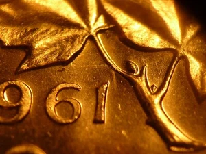 Die clash - Canada 1961 BU 1-cent (hanging 1), from mint bag - Bild 1 von 4