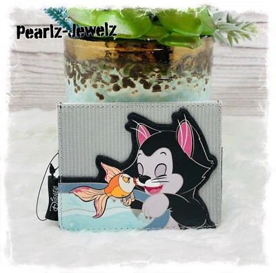 Tarjetero Loungefly Disney Pinocho Fígaro y Pescado Caja Almuerzo Exclusivo Nuevo con Etiquetas Foto 1 de 2