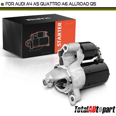 Starter Motor for Audi A4	 2010-2016 A5  2010-2014 Q5 2012-2017 1.1KW 12V CW 10T - Image 1 of 4