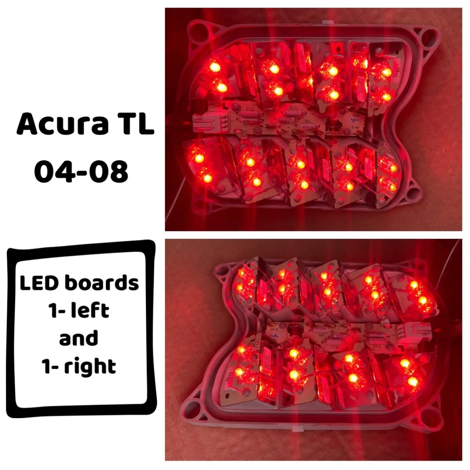 Luz trasera placa LED Acura TL conductor y pasajero 04 05 2006 2007 2008 OEM Foto 1 de 4