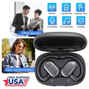 Auriculares TWS Inalámbricos Bluetooth 5.4 Auriculares Ajustables Deportivos Auriculares de Oreja Abierta - Imagen 1 de 11