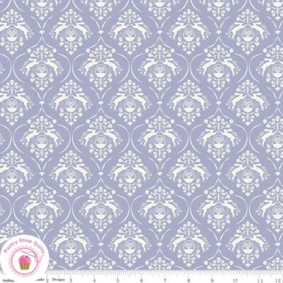Riley Blake SPRINGTIME 12811L Lilac Purple DAMASK My Mind's Eye Quilt Fabric - Image 1 of 2