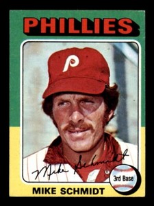 1975 Topps Mini Baseball #70 Mike Schmidt EX