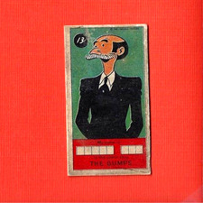 JAMES O. WELCH CO TRADING CARD   #13   THE GUMPS  UNCLE BIM   EX / EXMINT