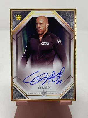 2021 TOPPS TRANSCENDENT WWE CESARO AUTO 09/25 - Image 1 of 4