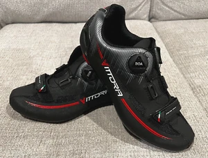 NEW Vittoria Fusion 2 Road Cycling Shoes US 8 Black | Size EU 41 - Picture 1 of 9